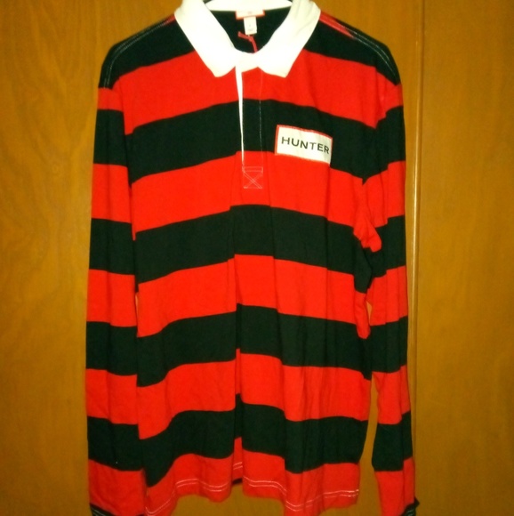 Hunter for Target Other - Hunter Mens Red and Black Long Sleeve Shirt